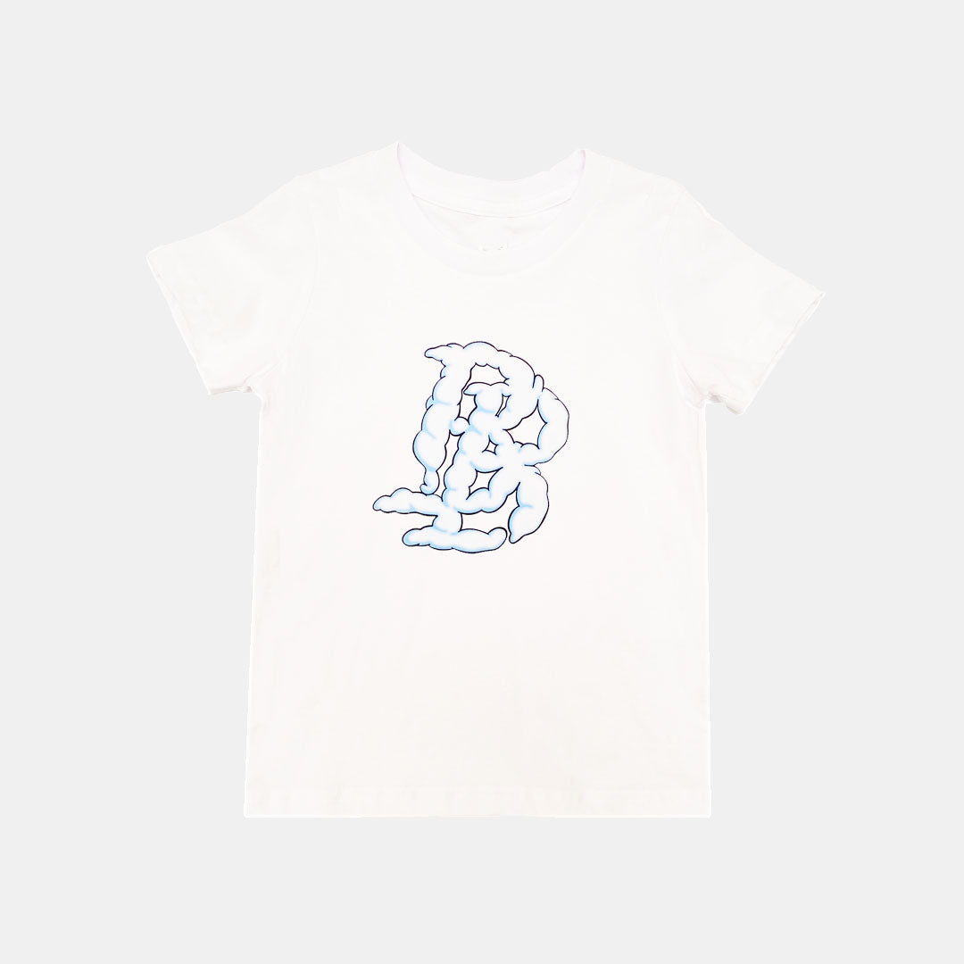 "BB" Kids White Cloud Tee