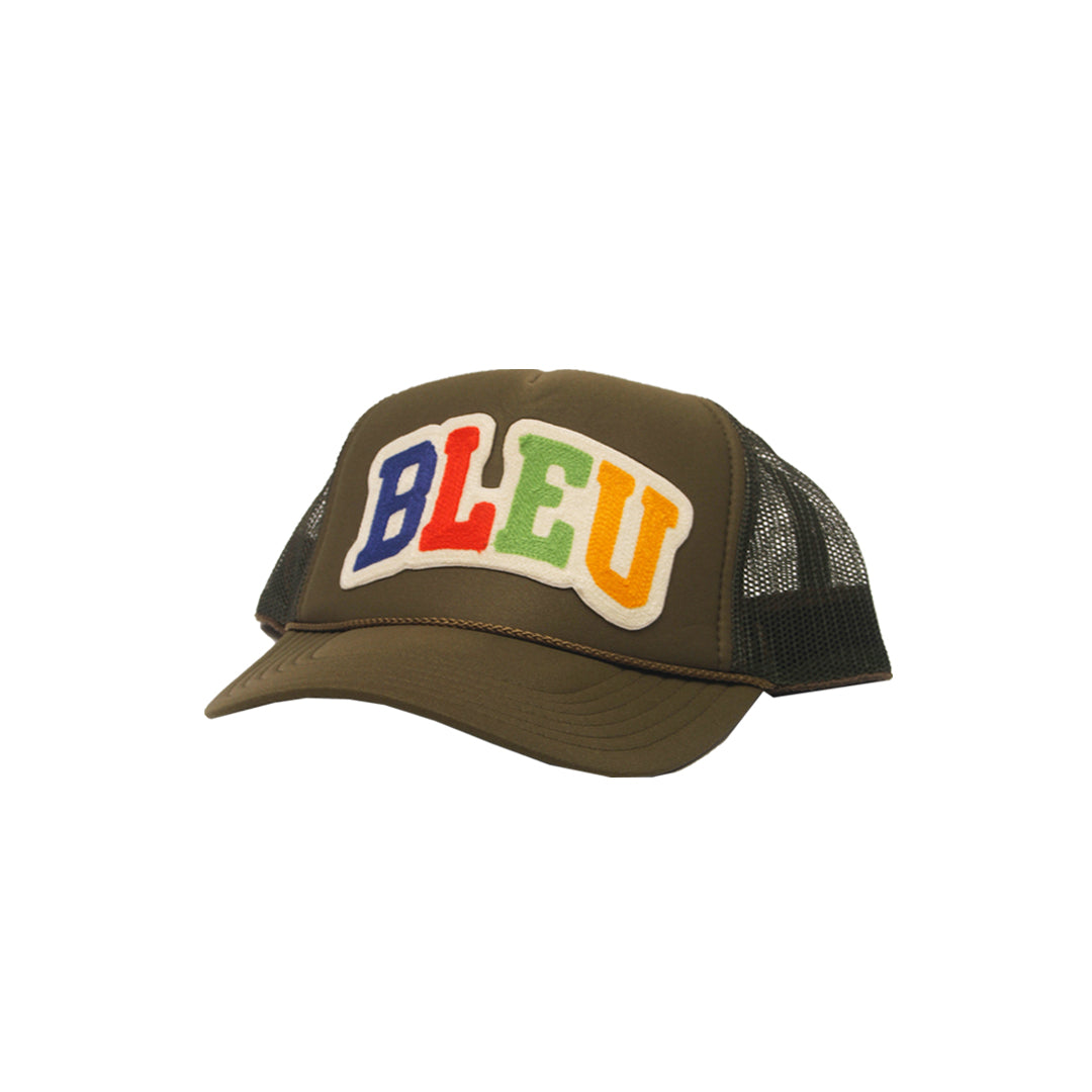5 panel cap 100% Polyester Front Plastic Adjustable Snap Chainstitch Patch