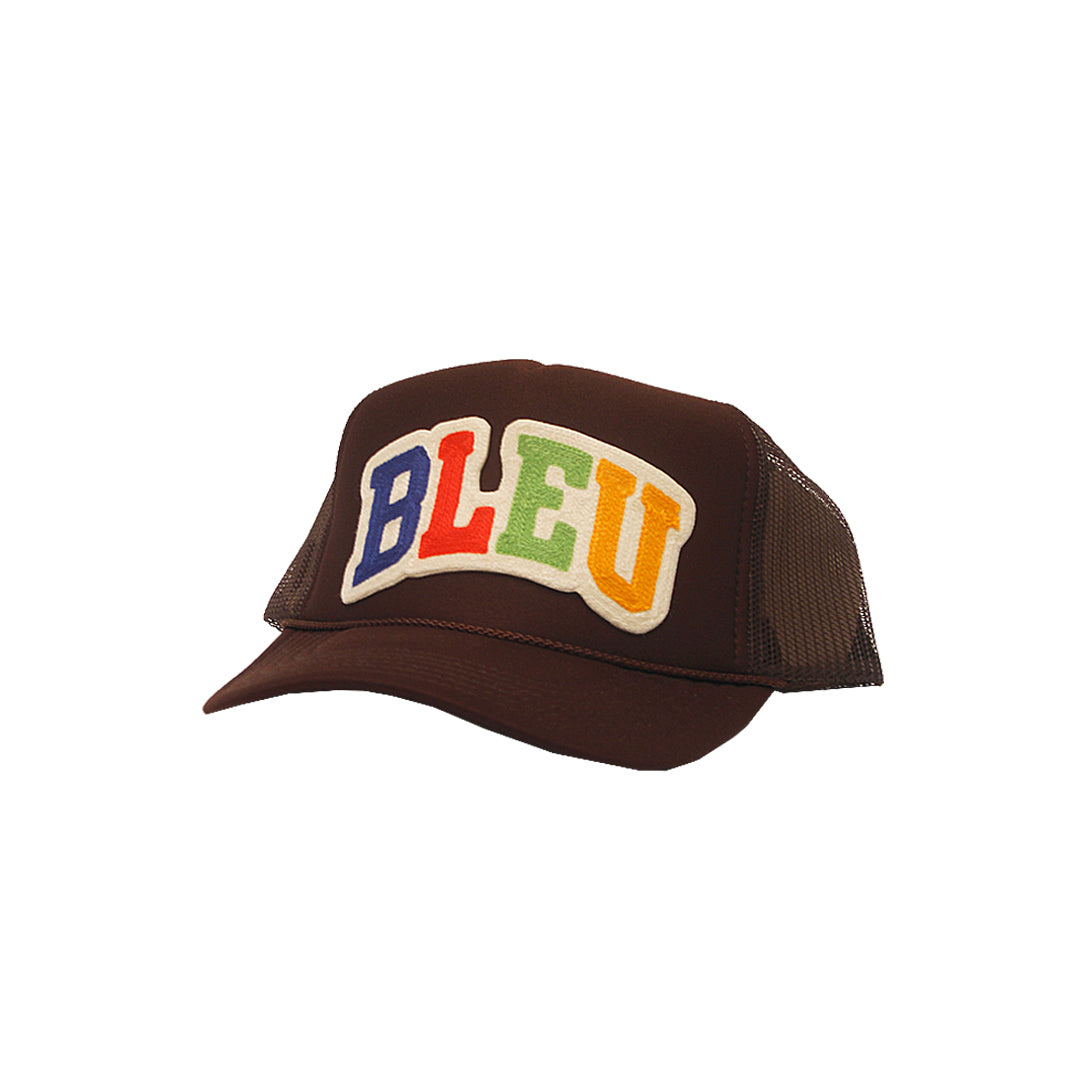 5 panel cap 100% Polyester Front Plastic Adjustable Snap Chainstitch Patch