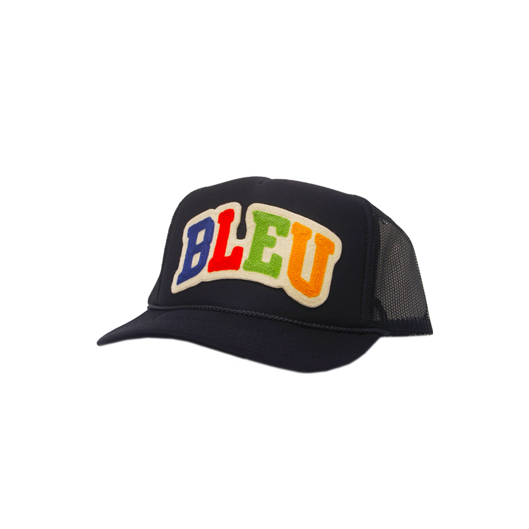 5 panel cap 100% Polyester Front Plastic Adjustable Snap Chainstitch Patch