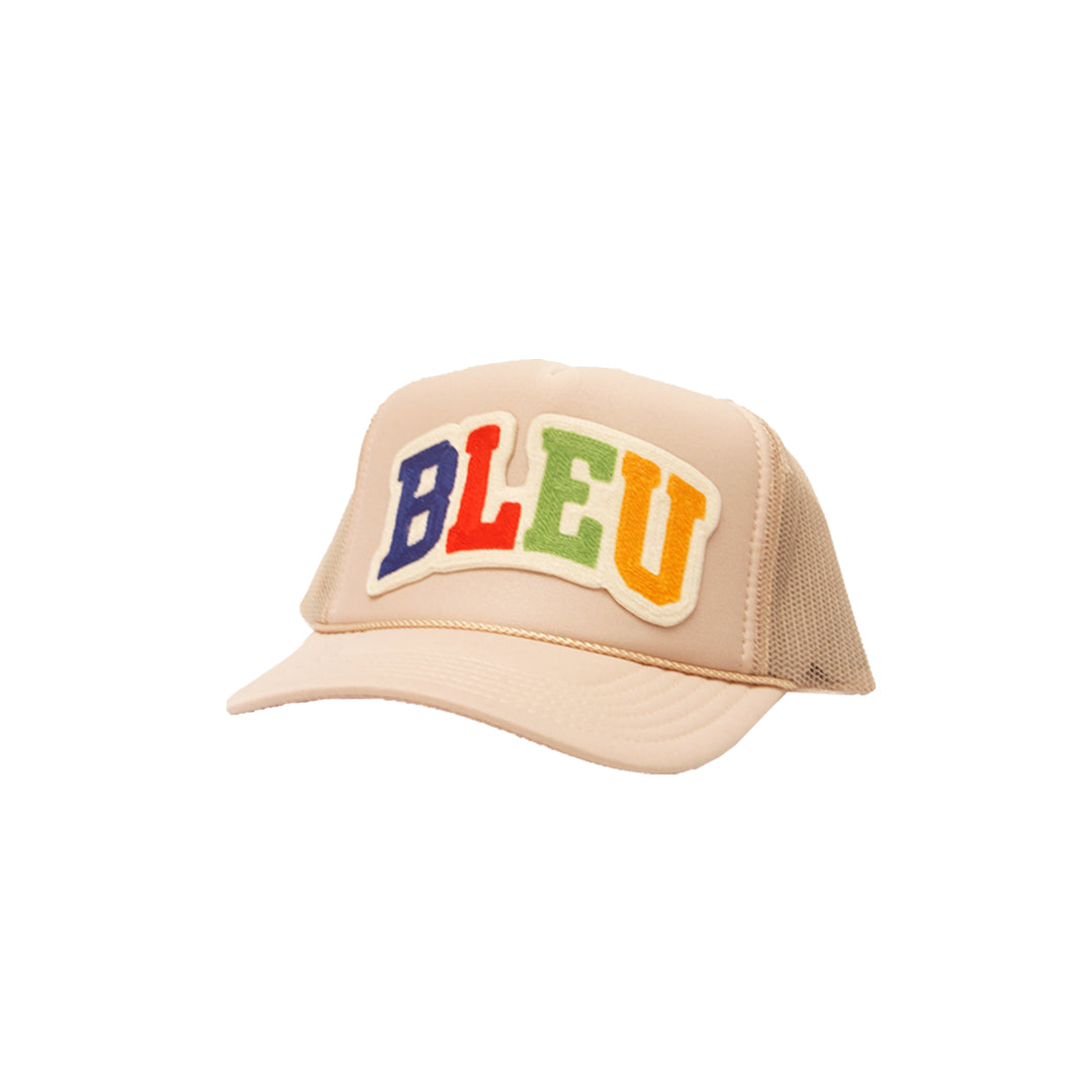 5 panel cap 100% Polyester Front Plastic Adjustable Snap Chainstitch Patch