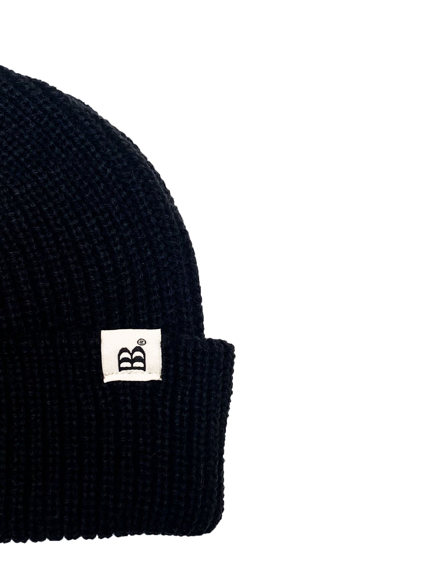 "BB" Beanie Black