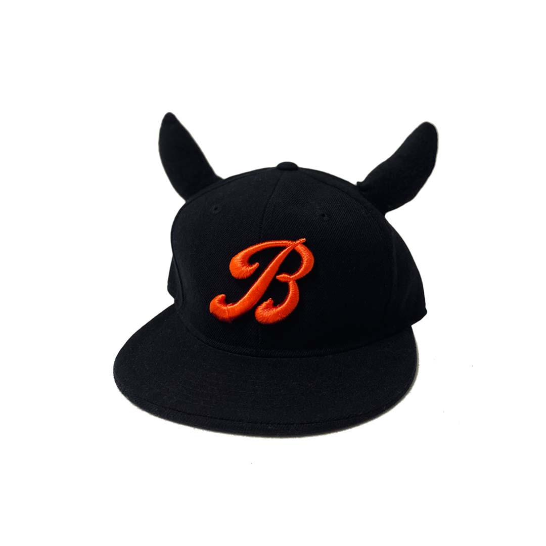 100% Wool Flat bill Structured fit 3D Puff Embroidered Front Logo