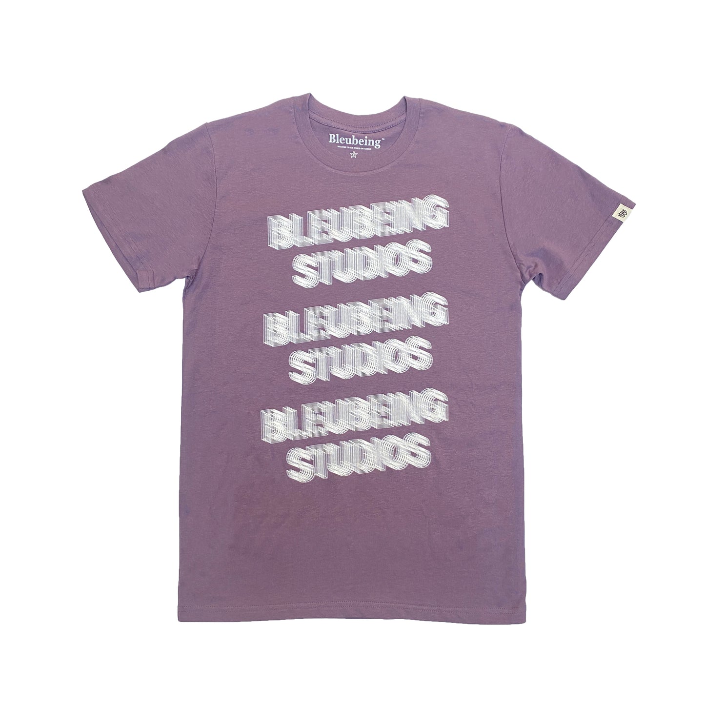 BBS 3D DISTORTED TEE (MAUVE)