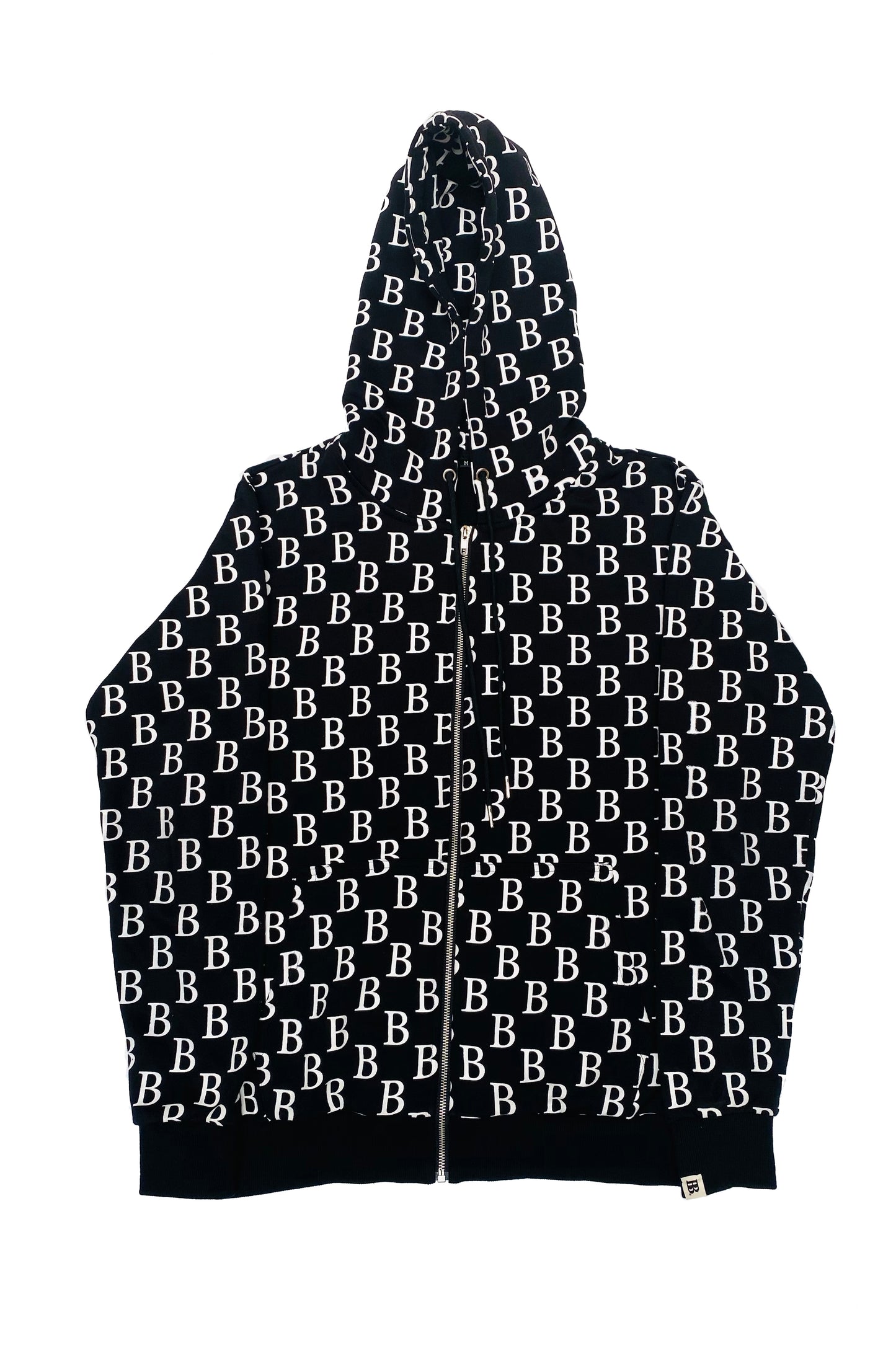 Monogram Zip Hoodie