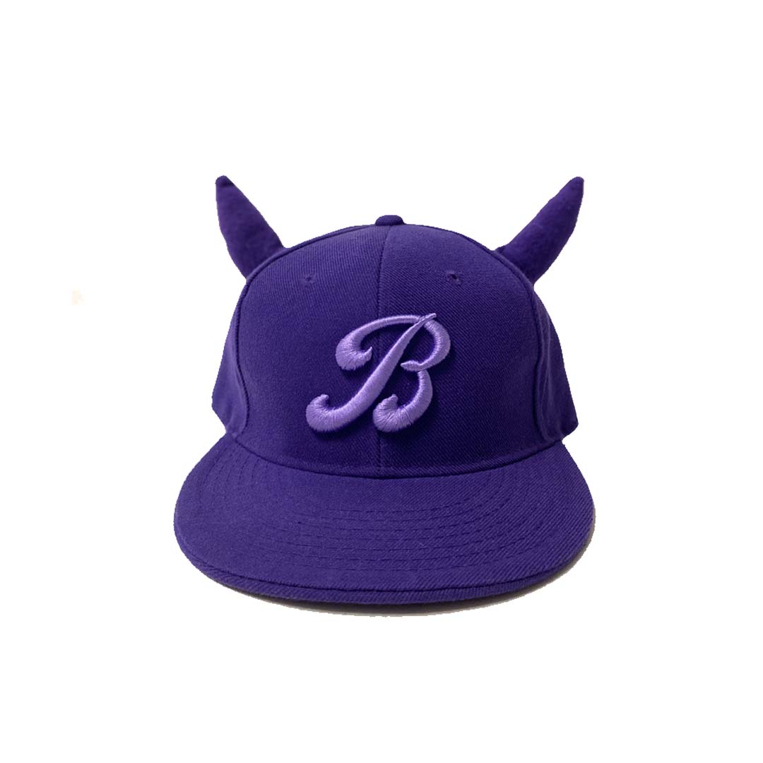 100% Wool Flat bill Structured fit 3D Puff Embroidered Front Logo