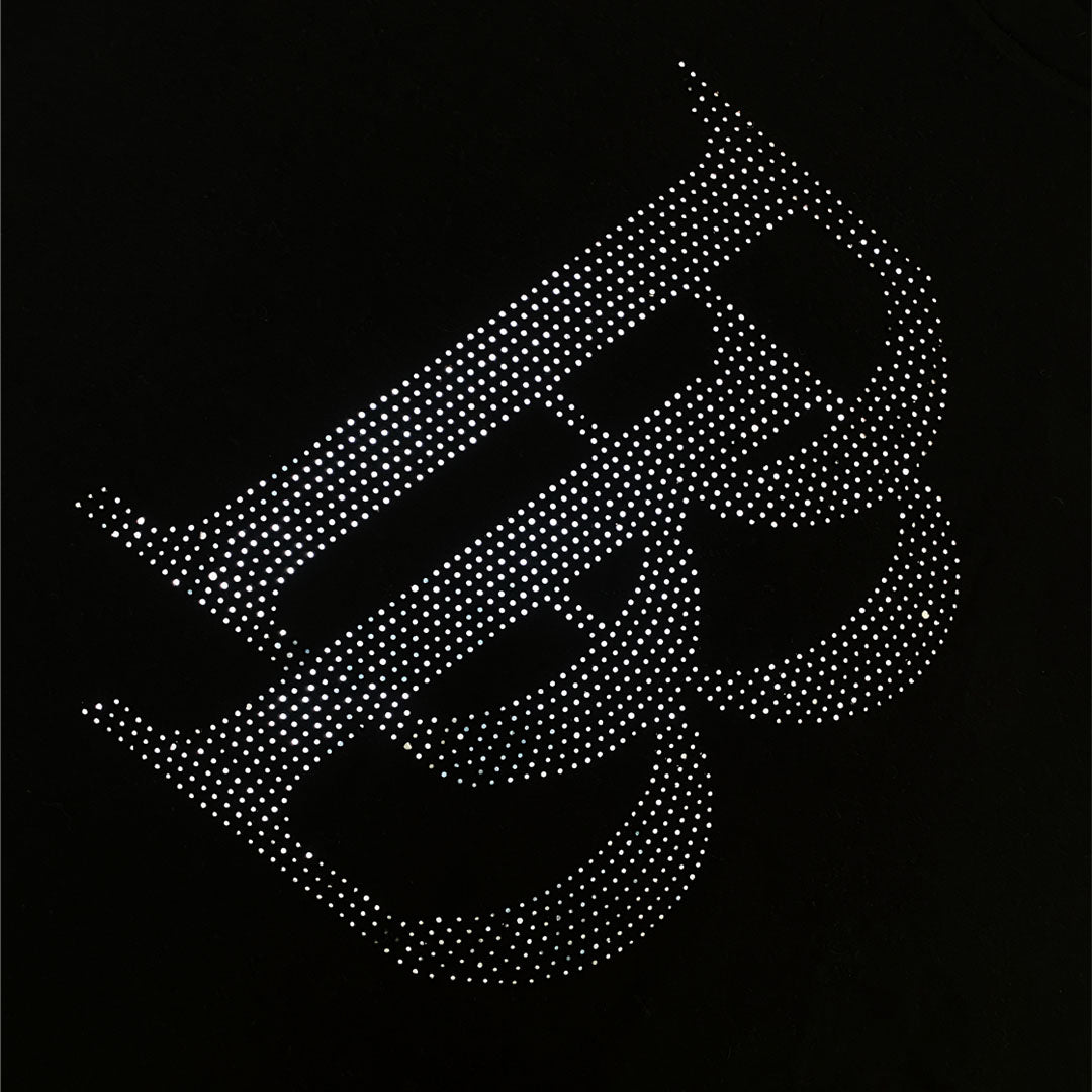 Black BB Rhinestone Tee