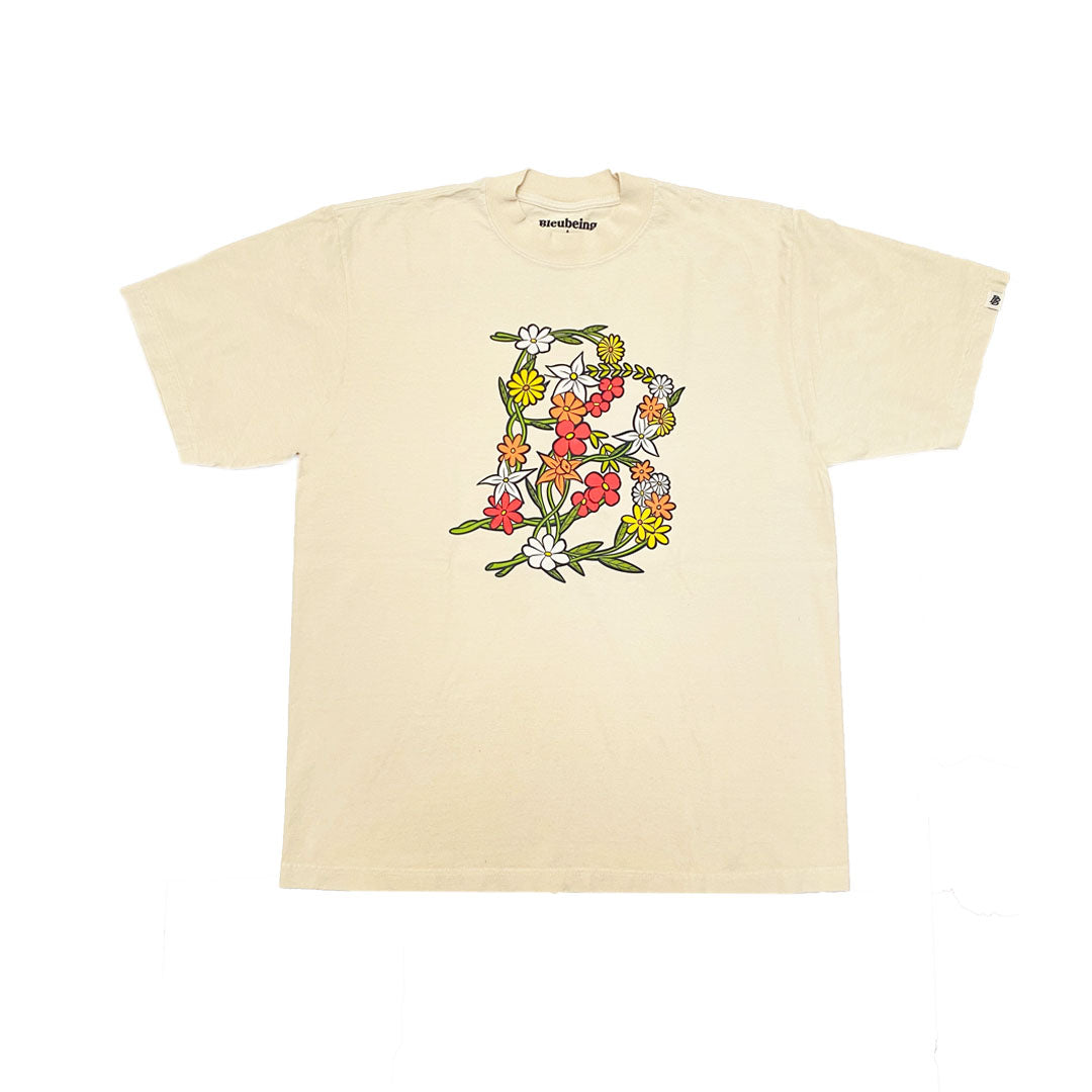 Cream BB Floral Tee