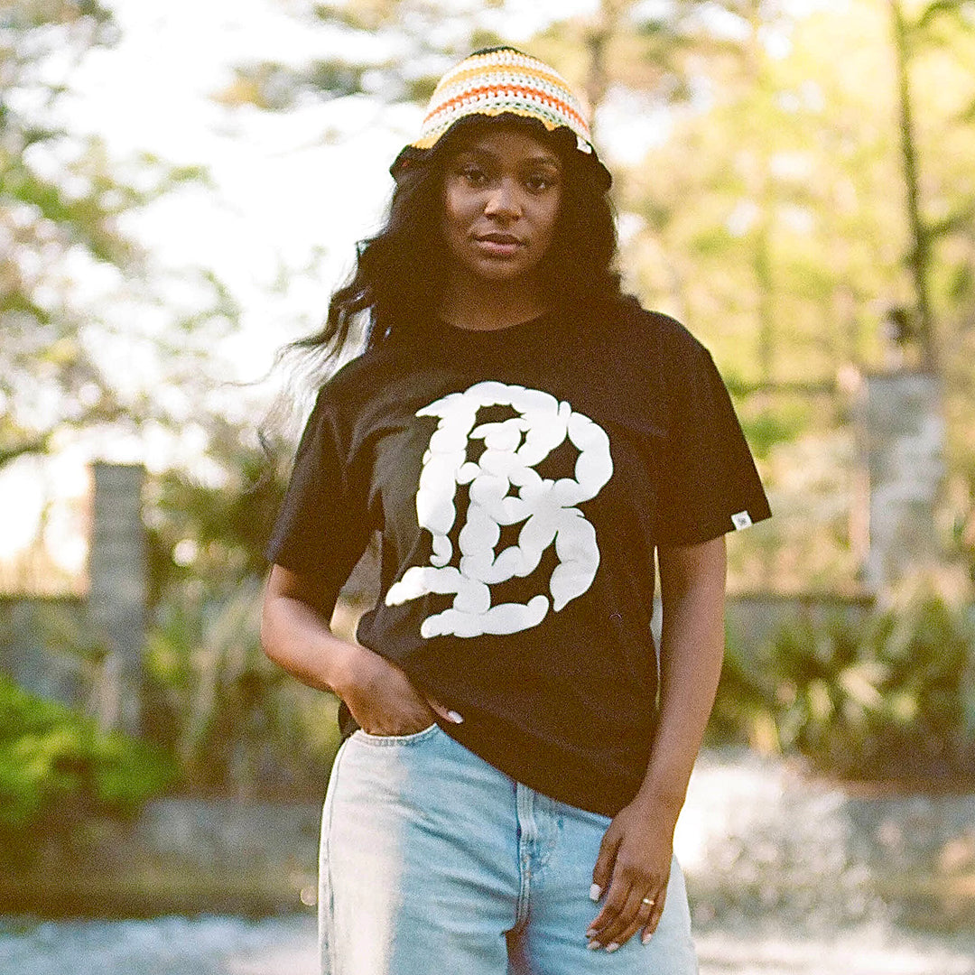 Black "BB" Cloud Tee