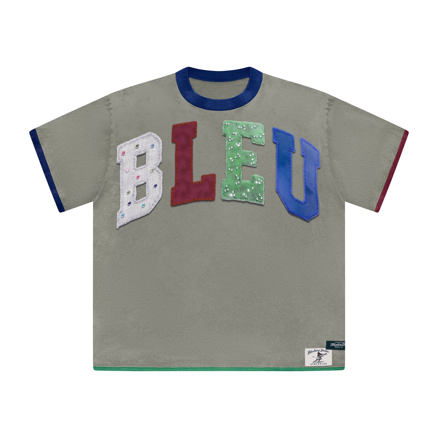 BLEU Ringer Tee — Olive