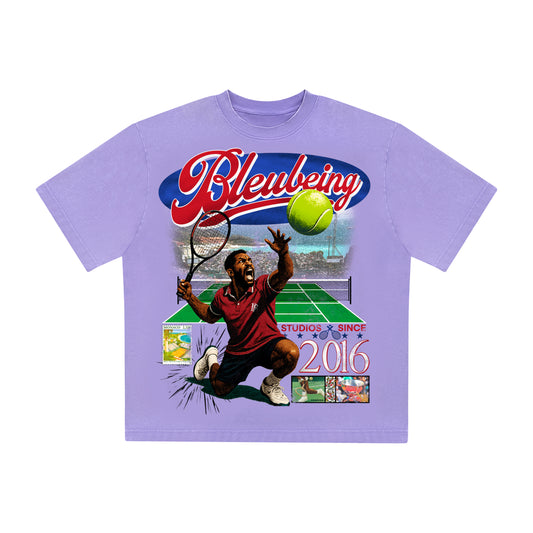 PURPLE TENNIS TEE