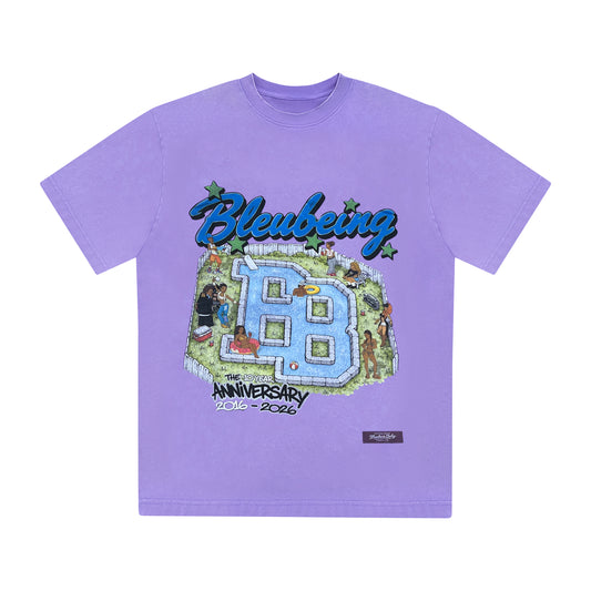 10 Year Anniversary Tee — Purple