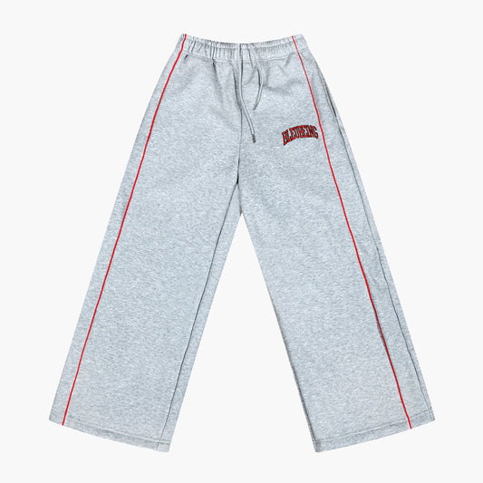BLEU Heritage Wide Leg Sweats (Grey)