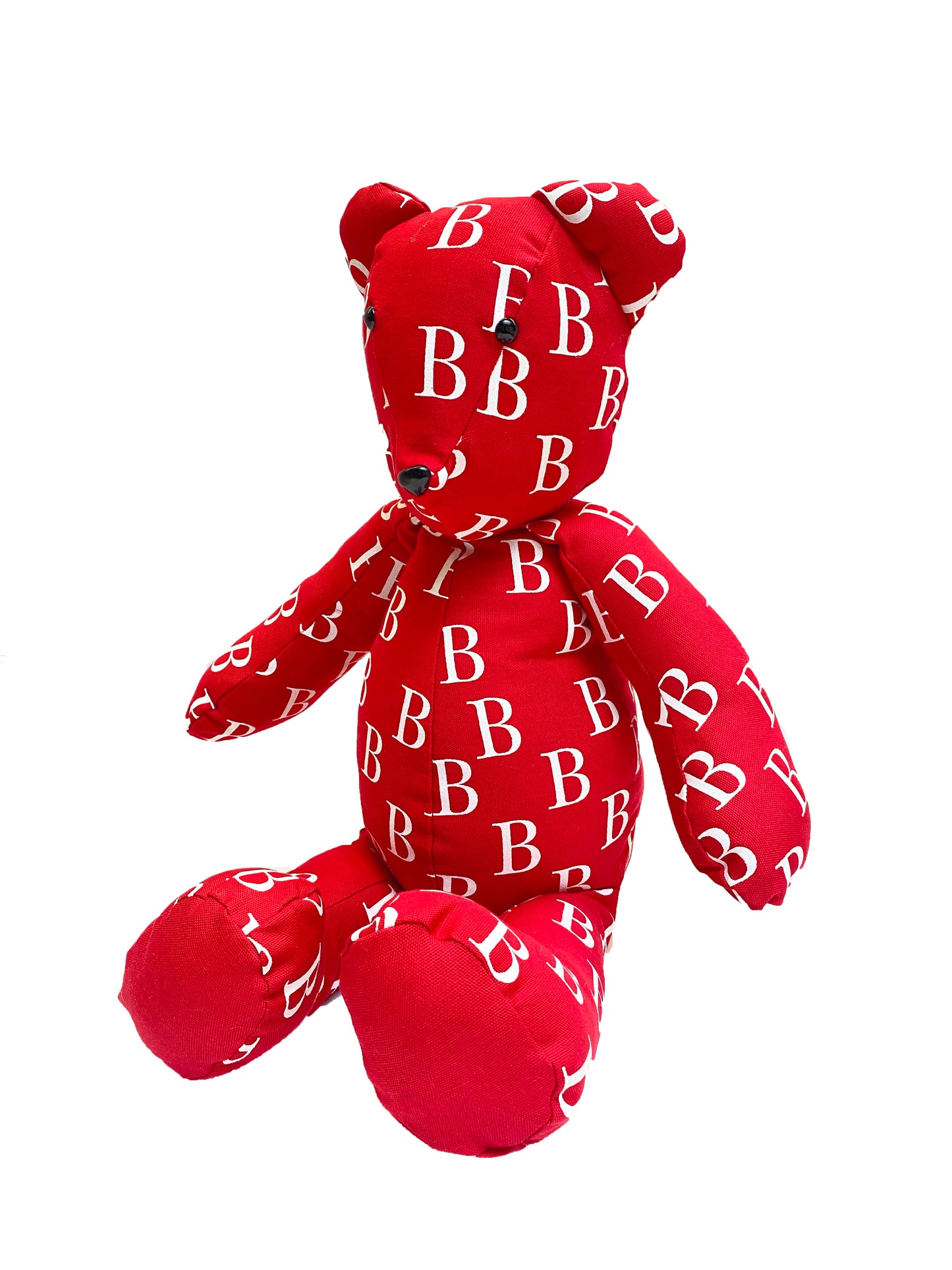 BBS Monogram Print Teddy Bear