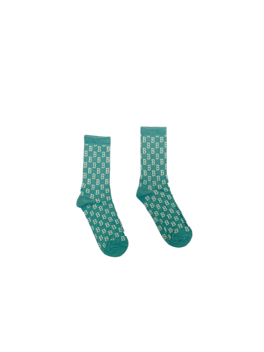 BB socks mint green